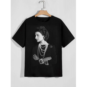 Tricou legenda feminina Coco Chanel